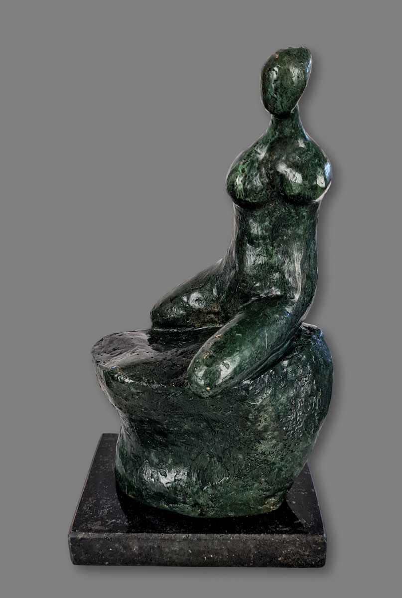 Carybé - Mulher sentada