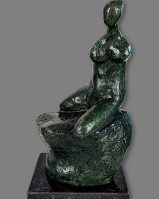 Carybé - Mulher sentada