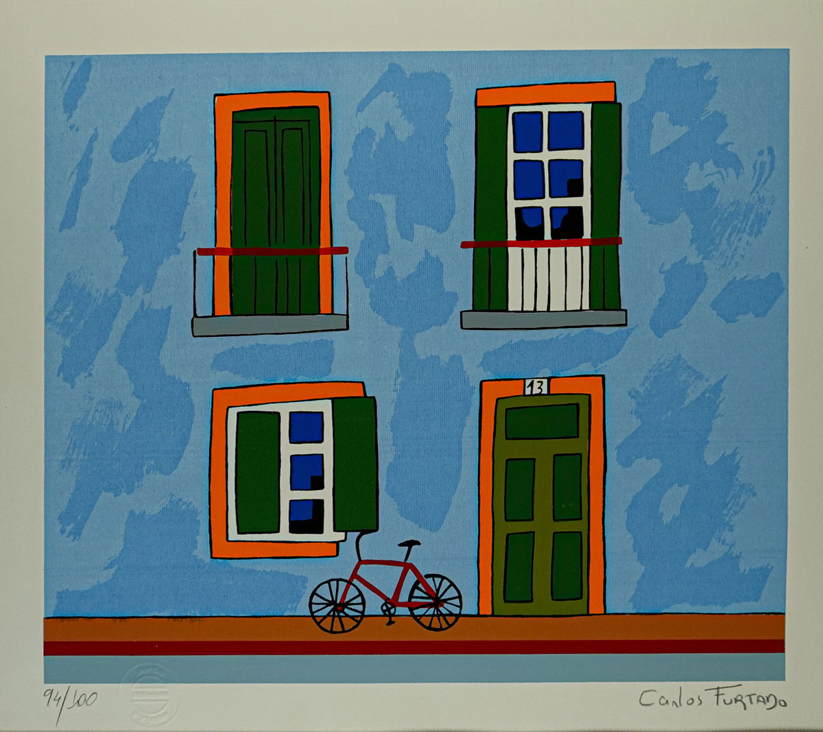 Fachada azul