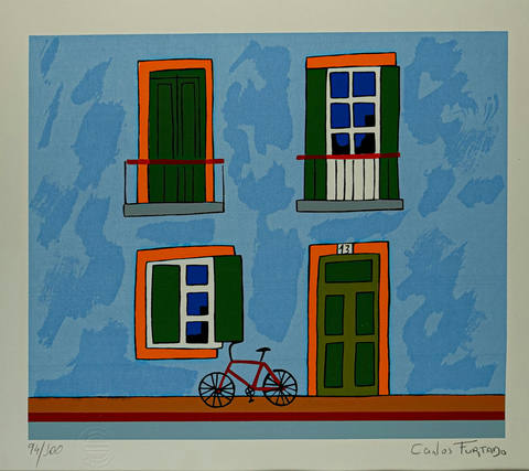 Fachada azul