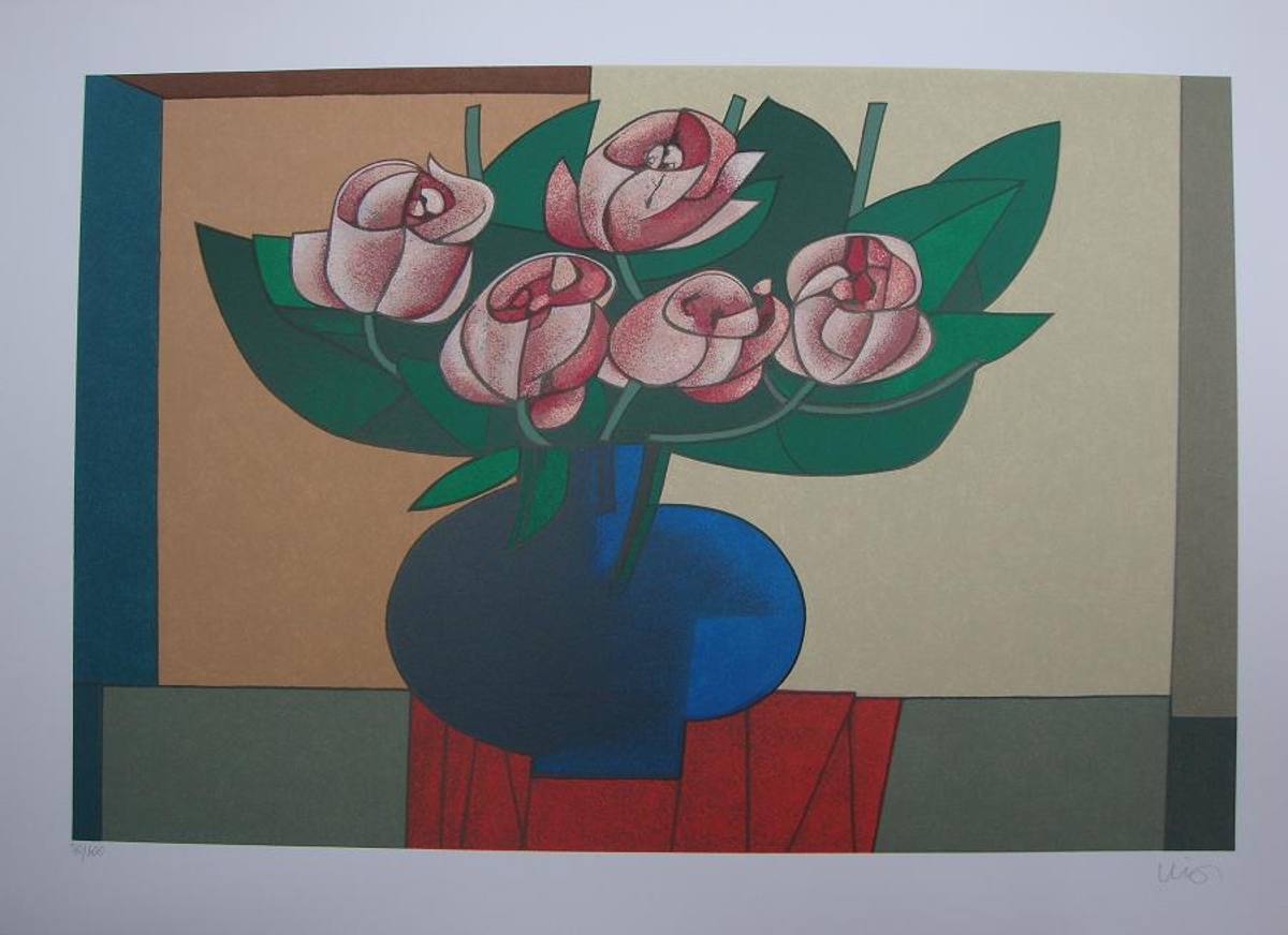 Vaso com Rosas