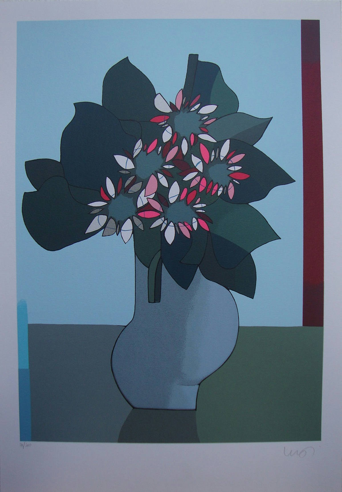 Vaso com flores