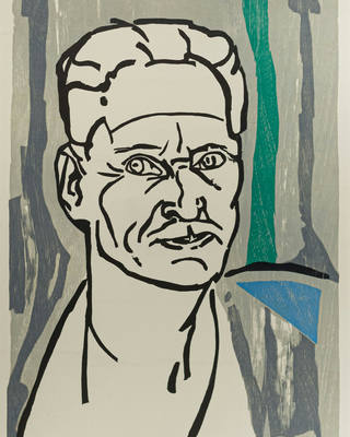 Aldo Bonadei - Auto retrato