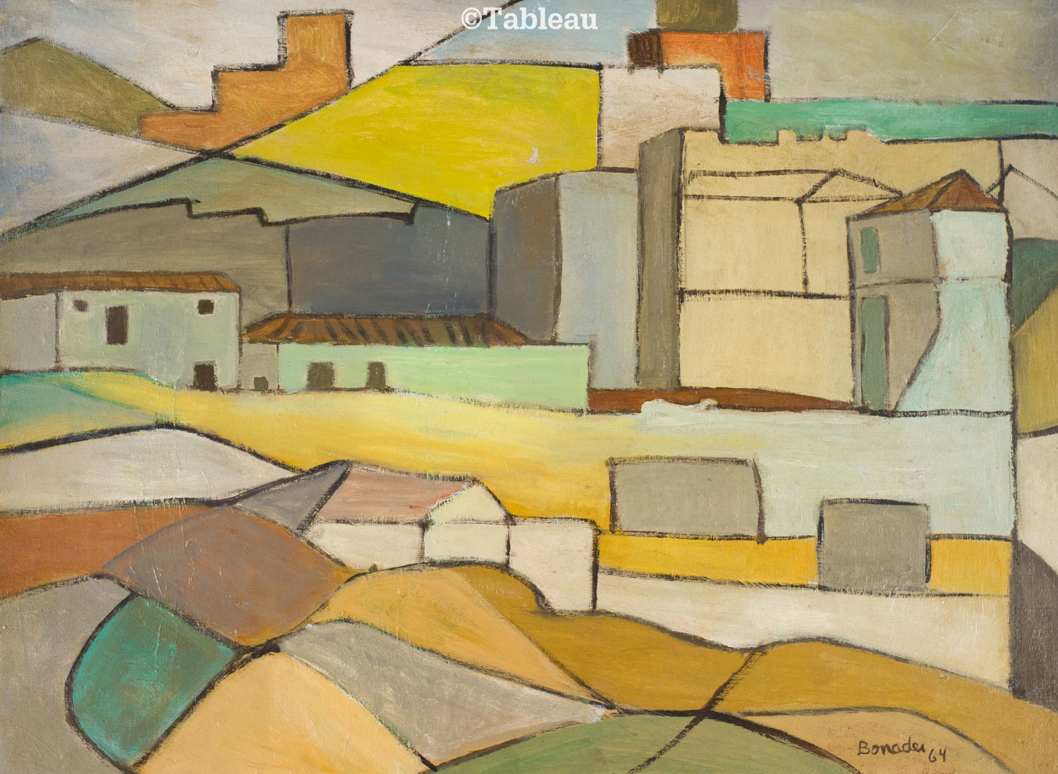 Aldo Bonadei - Paisagem