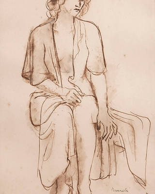 Fulvio Pennacchi - Mulher Sentada