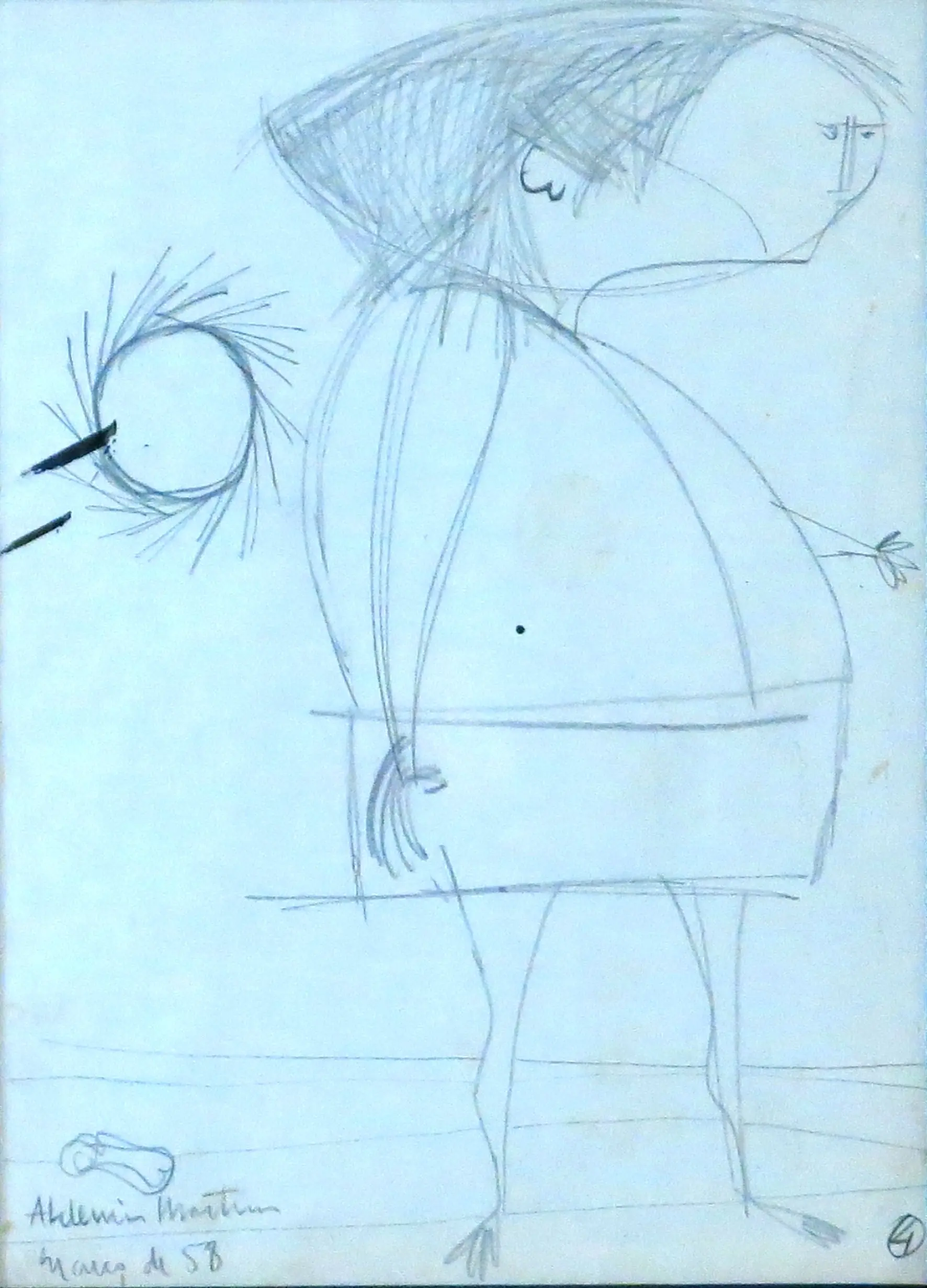 Figura com Paisagem