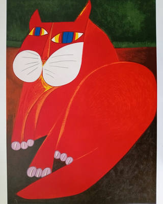 Aldemir Martins - Gato Vermelho