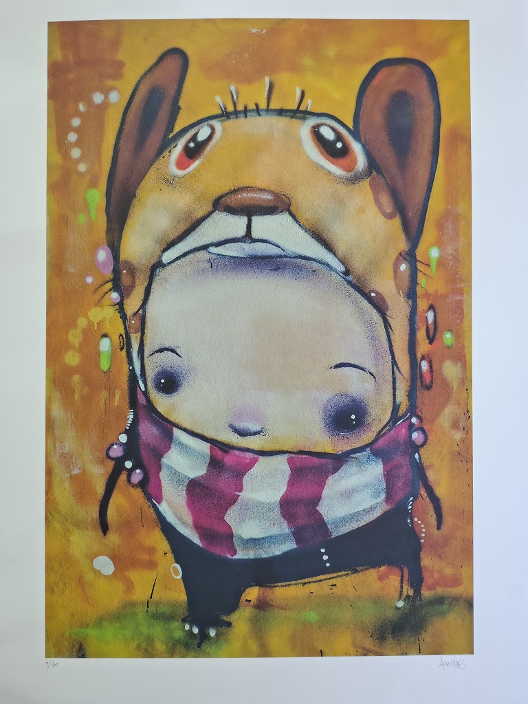 Grafite/Menino com touca
