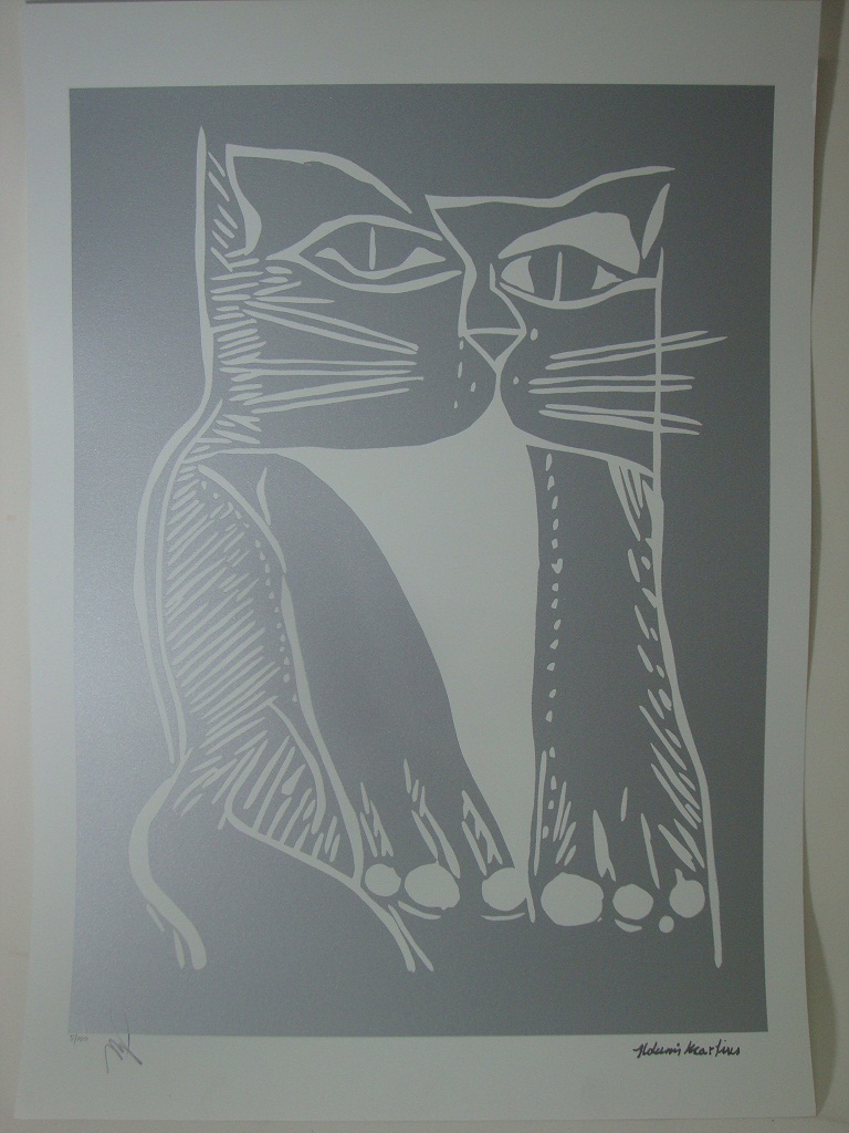 Aldemir Martins - Gato Cinza
