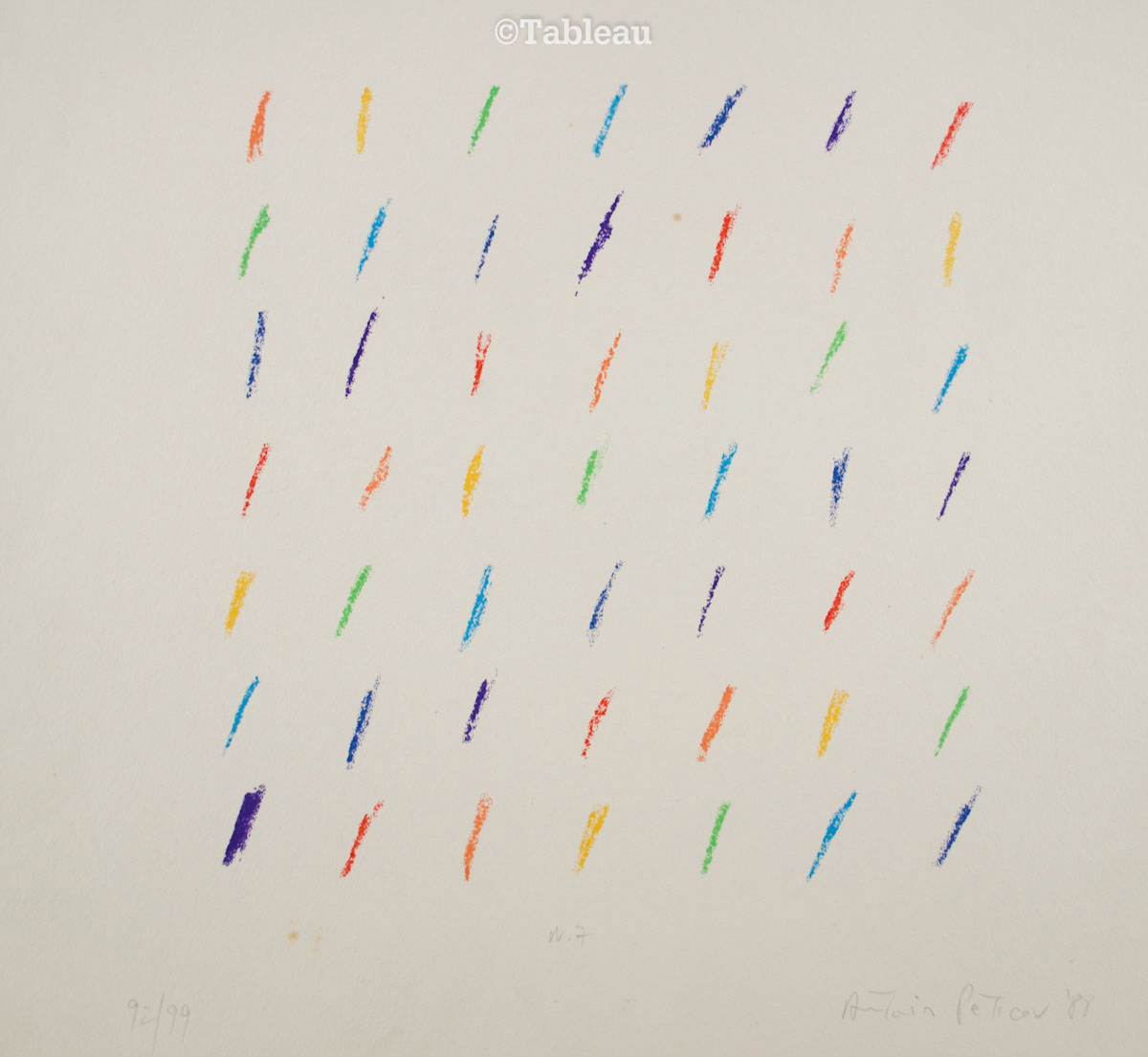 Antonio Peticov - Composição n° 7