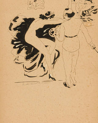 Emiliano di Cavalcanti - No atelier