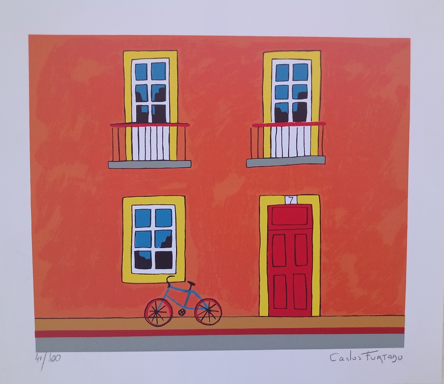 Carlos Furtado - Fachada com bicicleta
