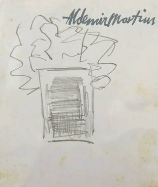 Aldemir Martins - Vaso com Flores