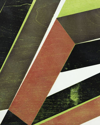 Emanoel Araújo - Geométrico Verde e Vermelho