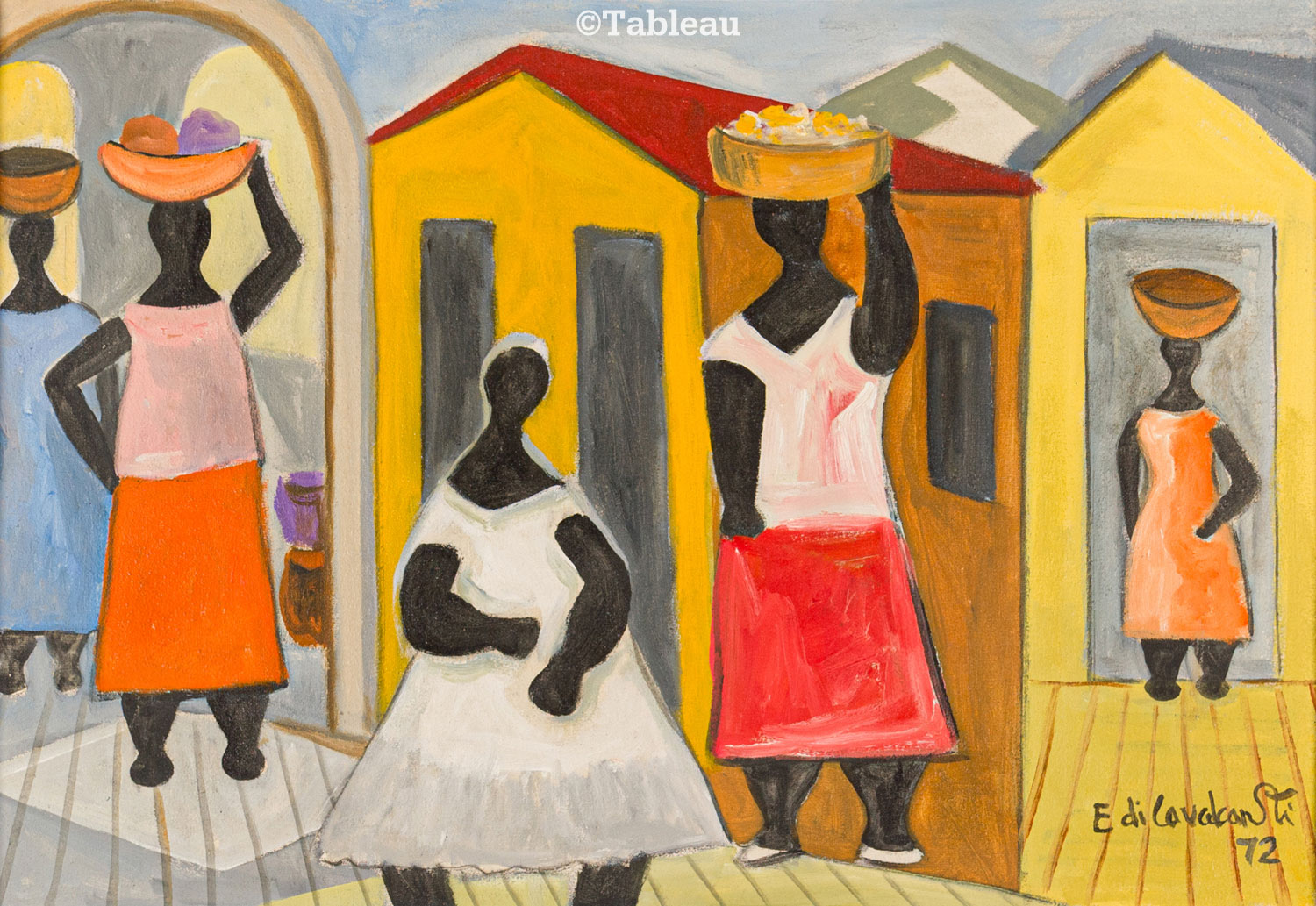 Emiliano di Cavalcanti - Baianas
