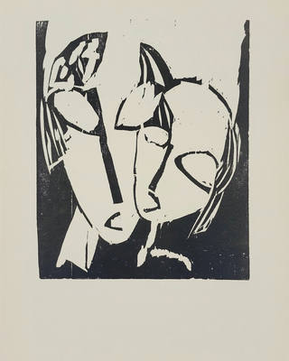 Lasar Segall - Duas cabeças