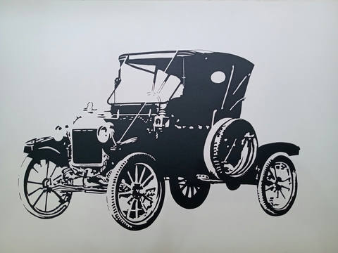 Carro Antigo Preto