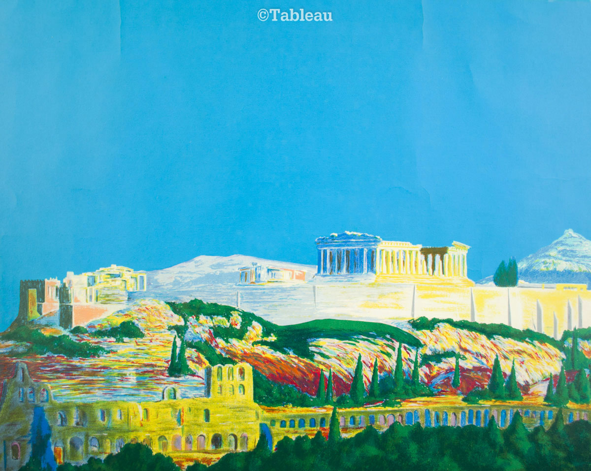 Antonio Peticov - Paisagem de Roma