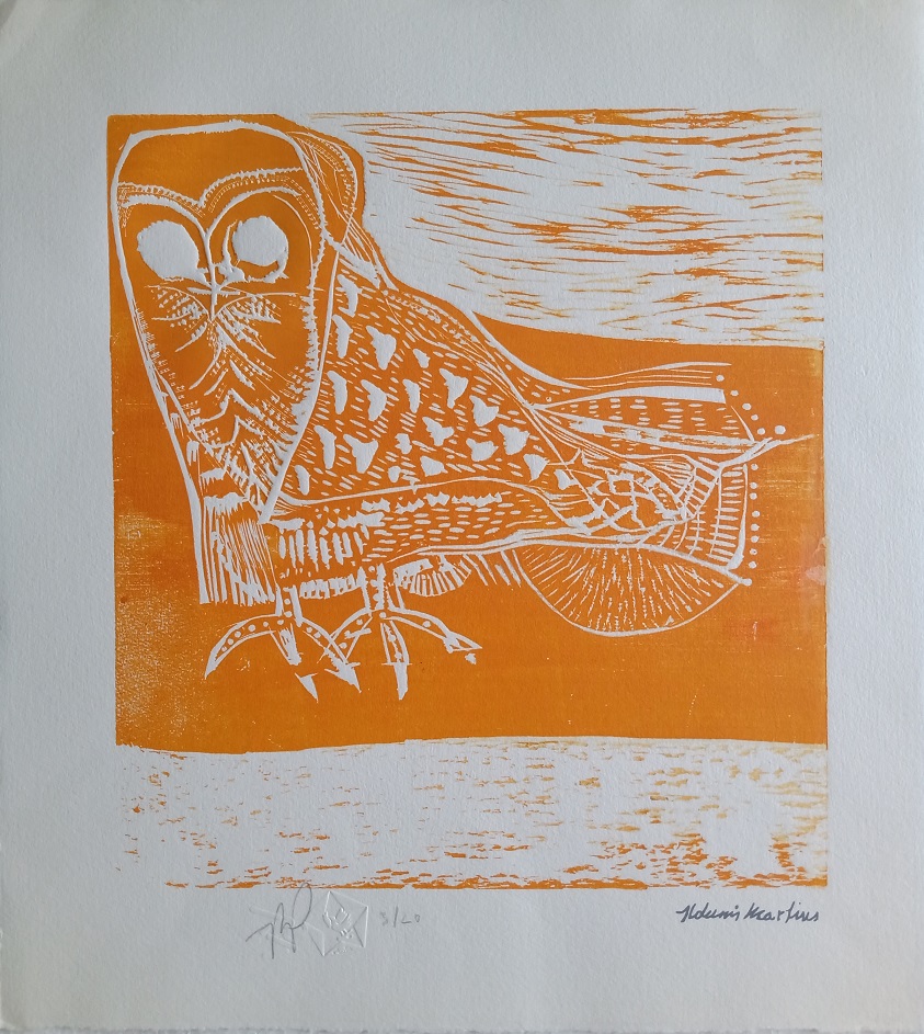 Aldemir Martins - Coruja Laranja