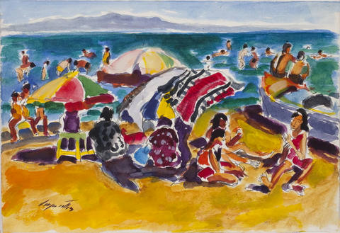 Praia em La Coulette