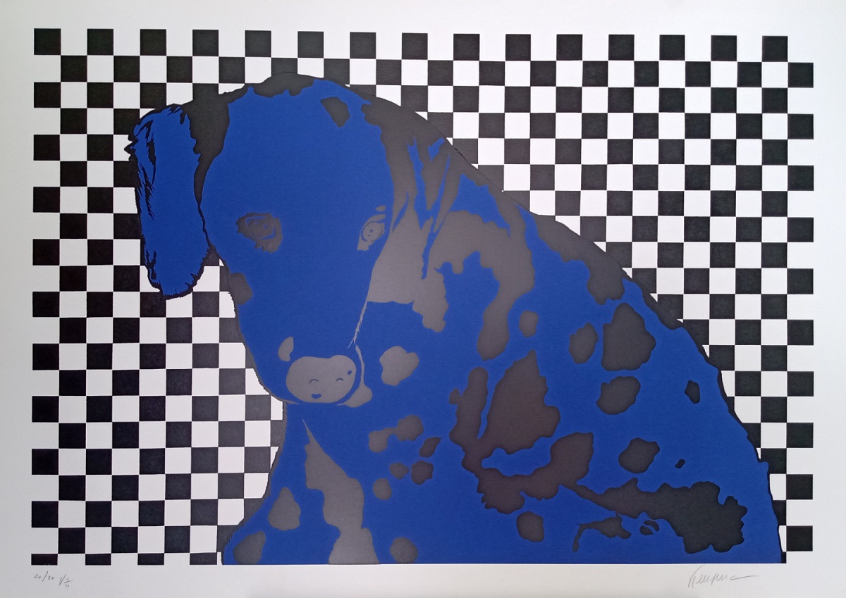 Cachorro Azul