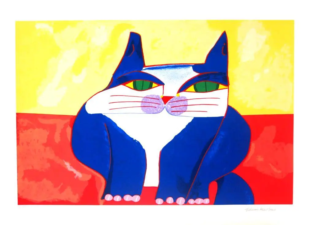 Aldemir Martins - Gato - 8/100