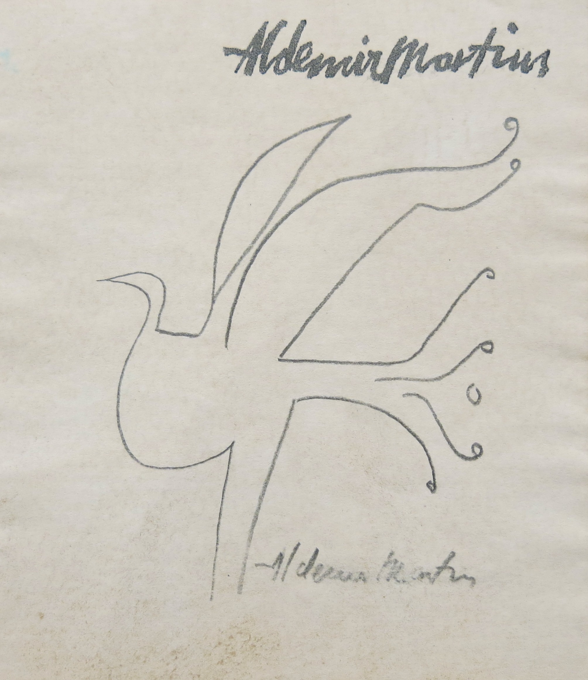 Aldemir Martins - Pássaro