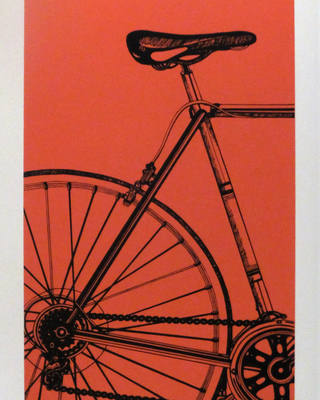 Kleber Ventura - Bike Selim Laranja e Preto