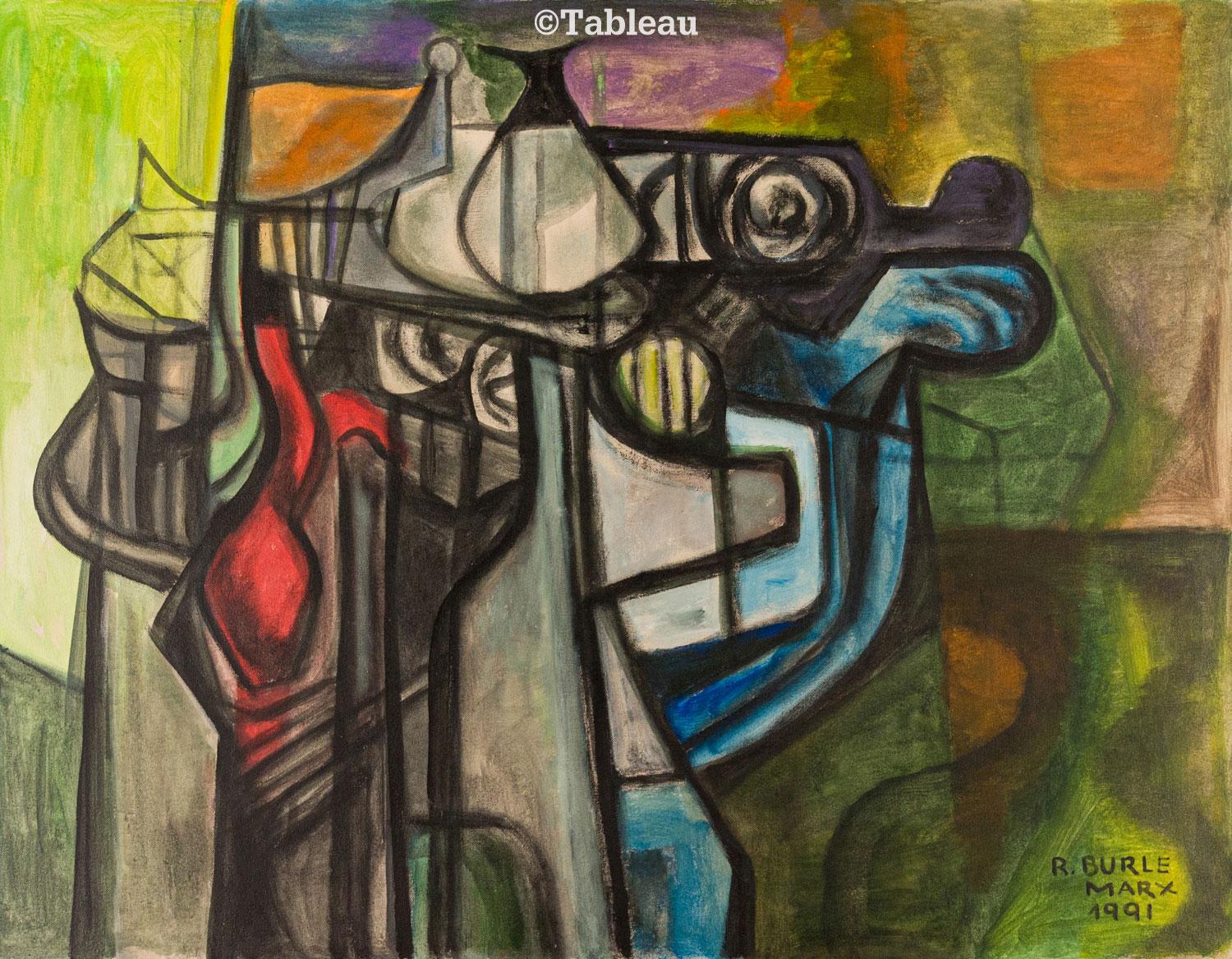 Roberto Burle Marx - Composição abstrata