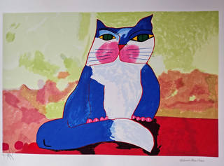 Aldemir Martins - Gato Azul