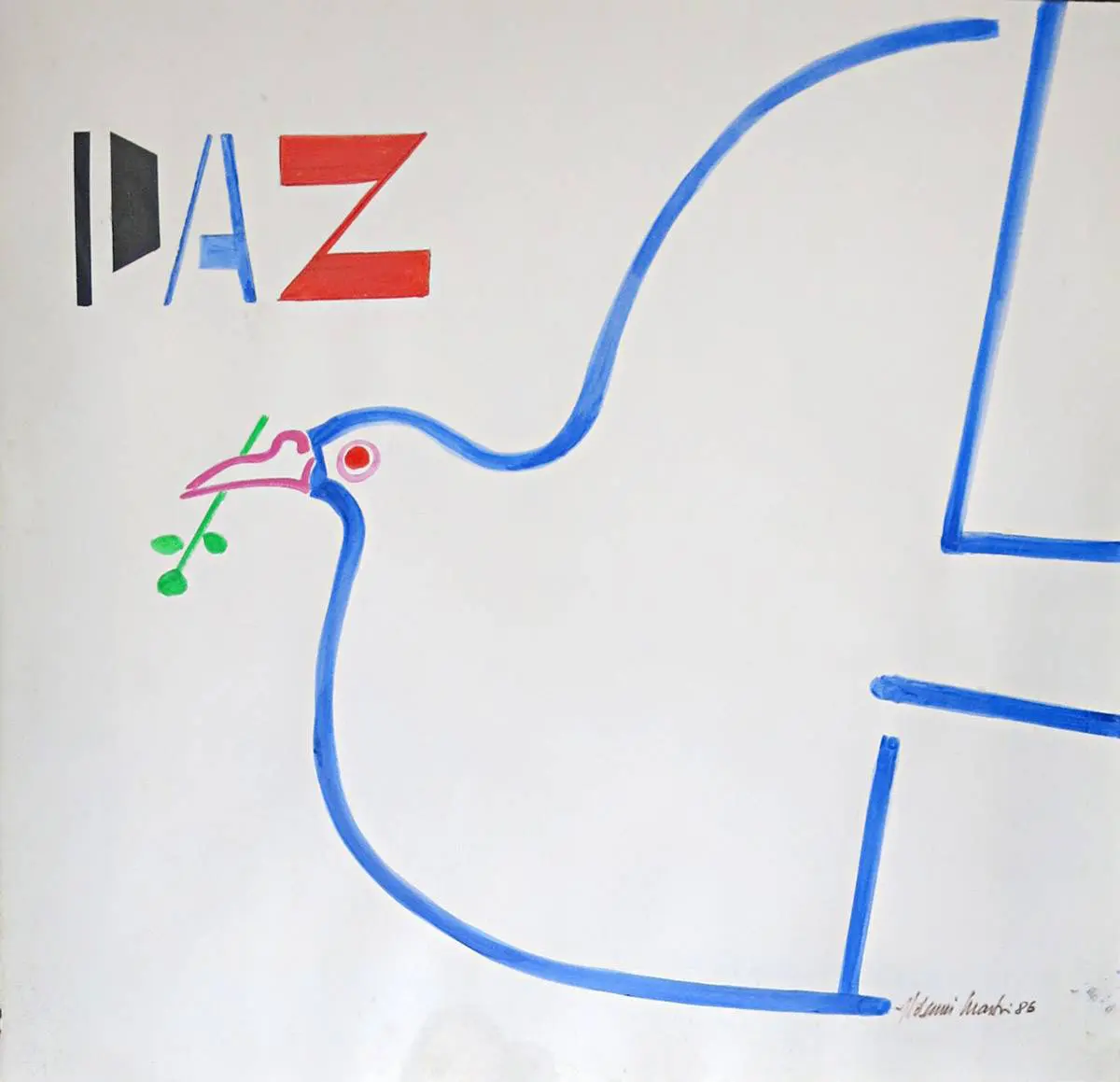 Aldemir Martins - Pomba da paz