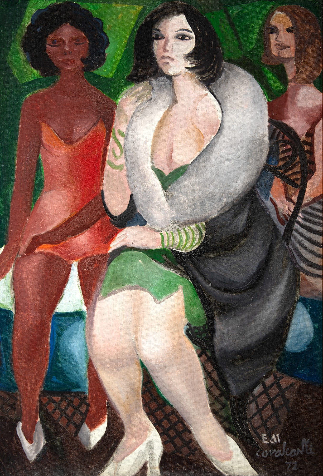 Emiliano di Cavalcanti - Três Mulheres