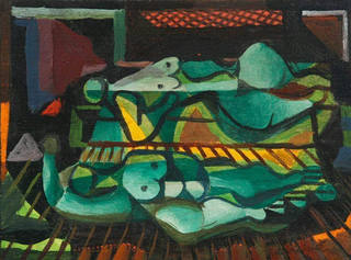 Emiliano di Cavalcanti - Figuras em Verde