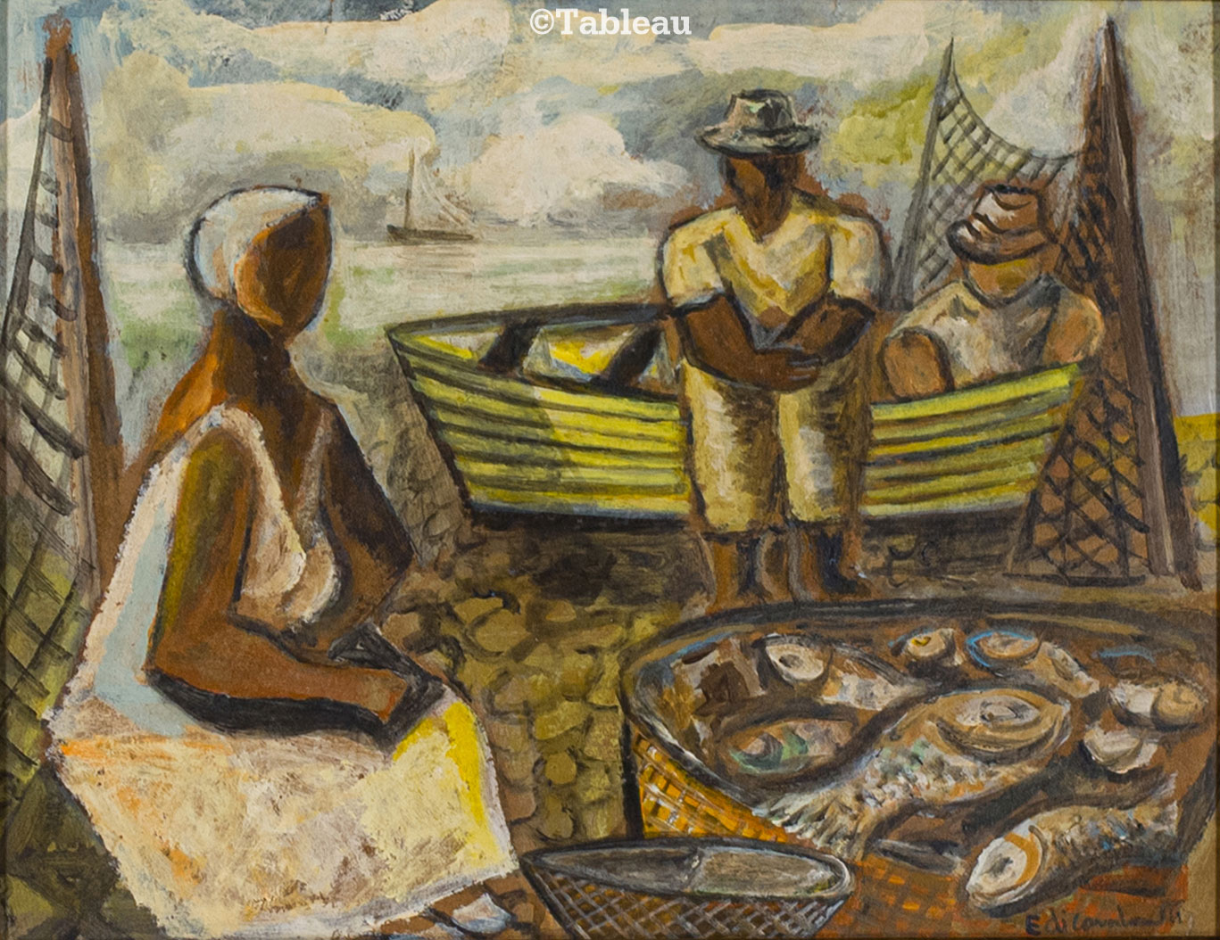 Emiliano di Cavalcanti - Pescadores