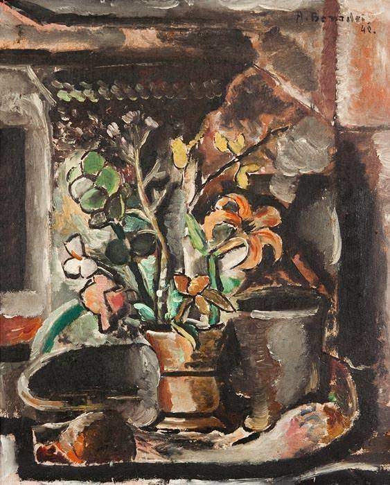 Vaso de Flores à Janela