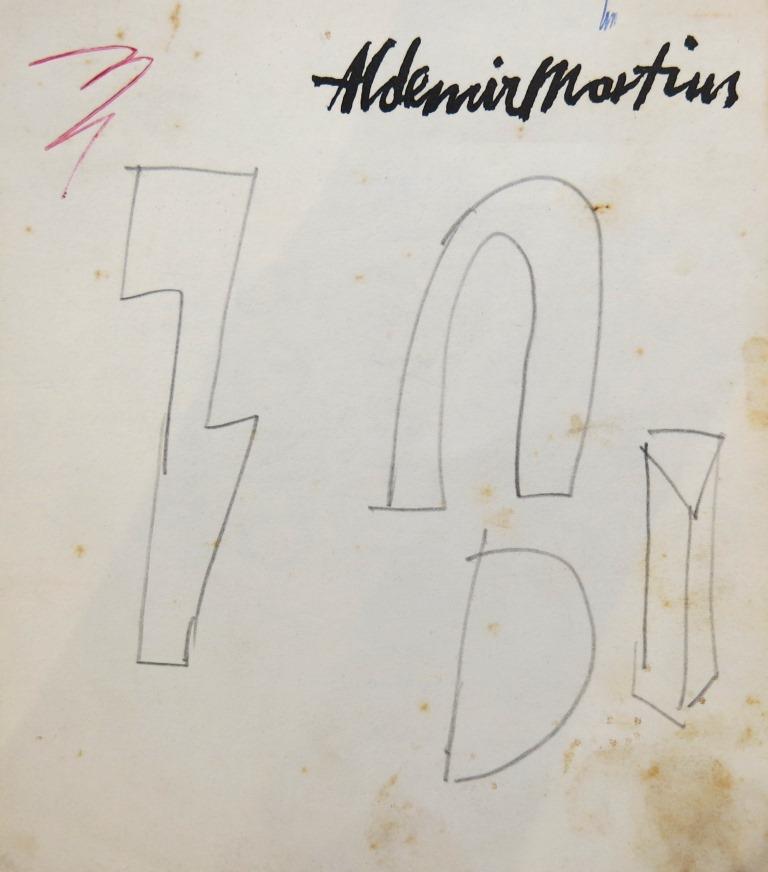 Aldemir Martins - Estudos