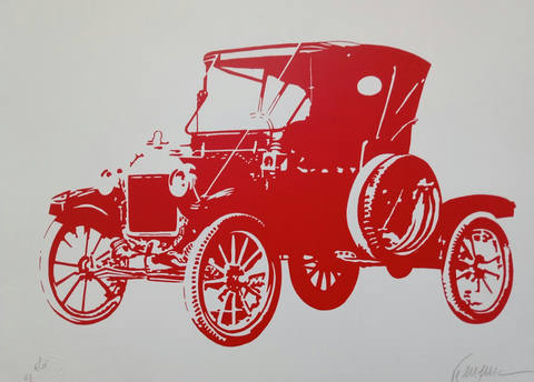 Carro Antigo Vermelho