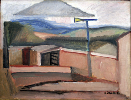 Aldo Bonadei - Paisagem