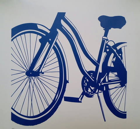 Bicicleta Azul