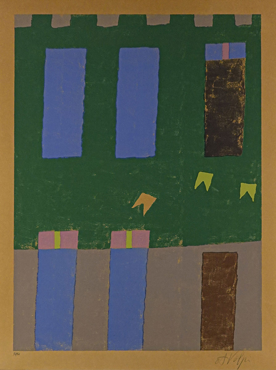 Alfredo Volpi - Fachada e bandeirinhas