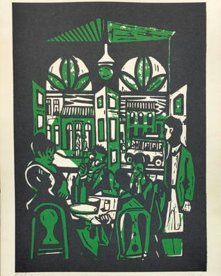 Emiliano di Cavalcanti - Cena de Bar