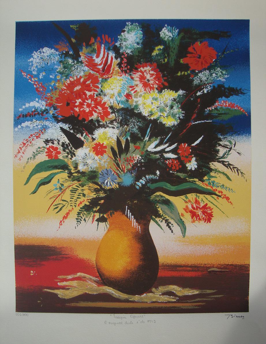 Vaso com flores