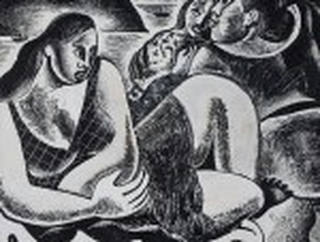 Emiliano di Cavalcanti - Três Mulheres no Litoral