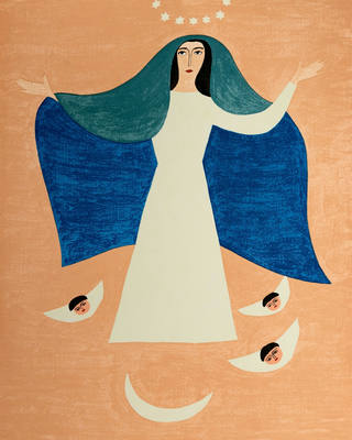Alfredo Volpi - Madona