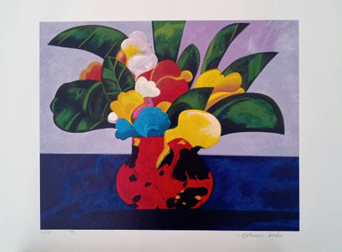 Vaso com flores