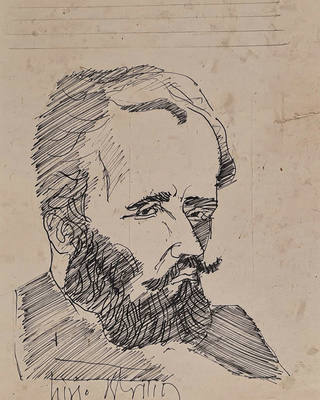 Lívio Abramo - Retrato de Isaac Albeniz