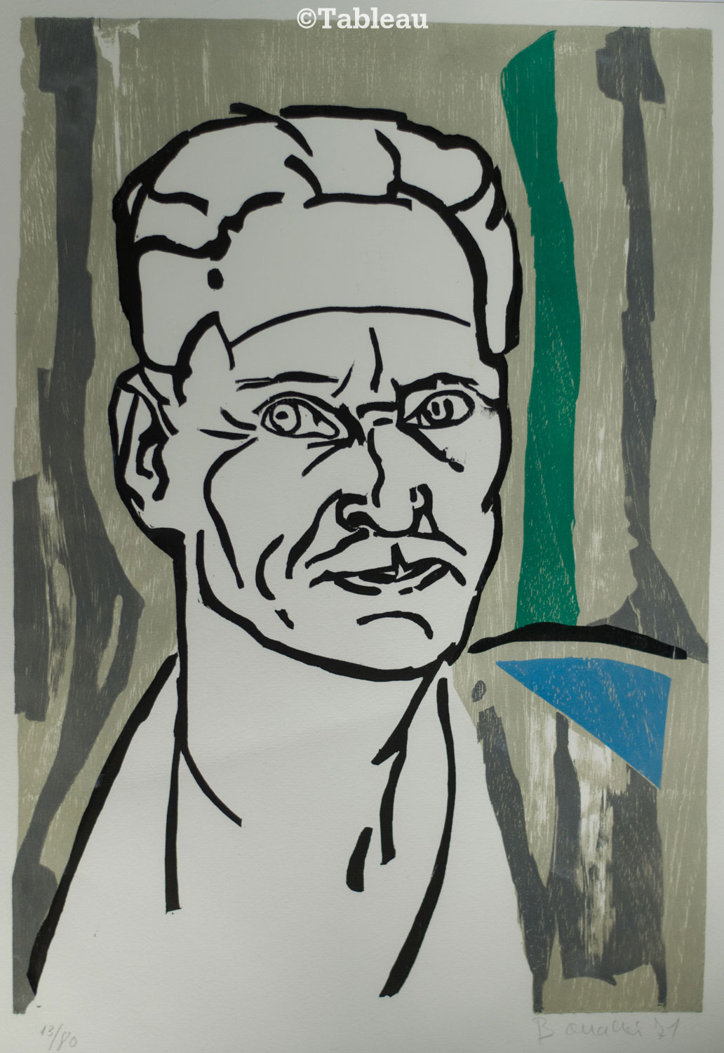 Aldo Bonadei - Auto retrato