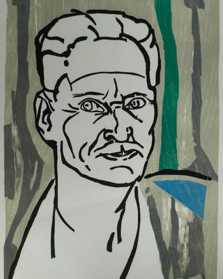Aldo Bonadei - Auto retrato
