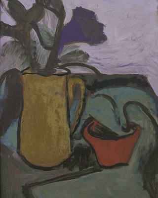 Aldo Bonadei - Vaso com flor