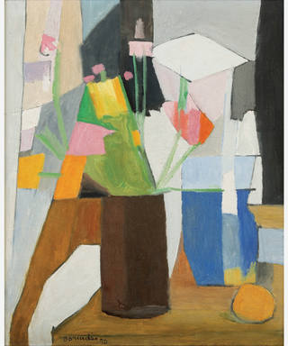 Aldo Bonadei - Vaso com flores